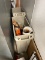 (2) Slim Jim Trash Cans