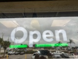 Open Sign in Window