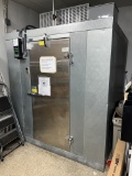 Norlake 6 X 6 Walk In Cooler, raised Floor, with KE2 Evaporator Efficiency Unit, (Drop Inm Self Cont
