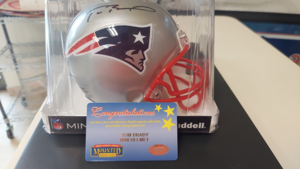 Tom Brady New England Patriots Signed 