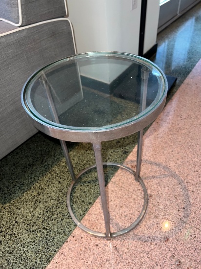 Chrome & Glass Table