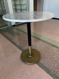 High Marble Top Table