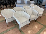 White Rattan Chairs