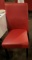 Red Leather High Back Parsons Style Dining Room Chairs. These Chairs although Elegant Dining Chairs