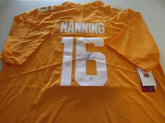Peyton Manning of the Tennessee Vols signed autographed football jersey PAAS COA 893