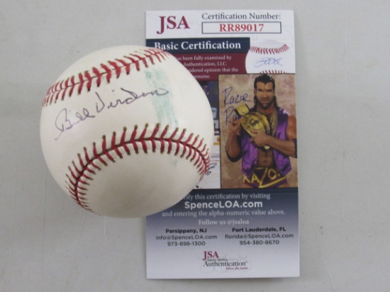 Bill Virdon of the Pittsburgh Pirates signed autographed ROMLB baseball JSA COA 017