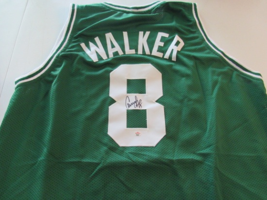 Kemba Walker of the Boston Celtics signed autographed basketball jersey PAAS COA 905