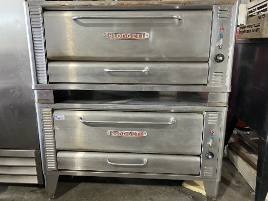 Blodgett Double Stack Pizza Oven with Bricks
