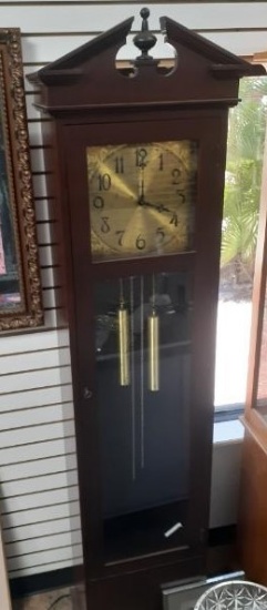 Grandfather clock - maker unknown - 84 inches