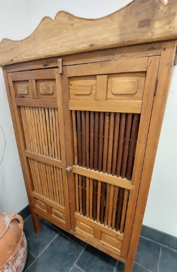 37" Wood Storage Cabinet