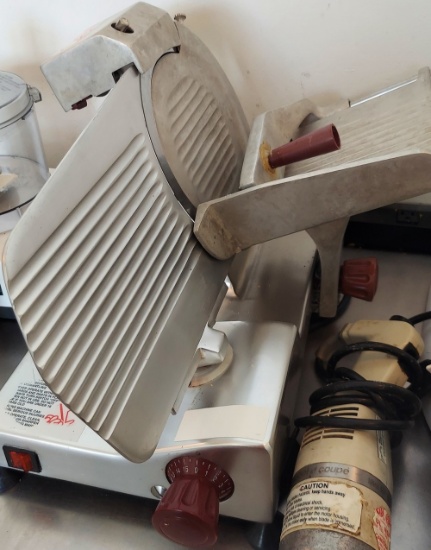 Fleetwood M220/E 9" Slicer With Sharpener Attachment