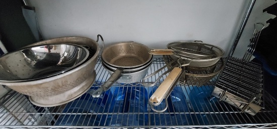 Strainers And Frying Baskets Lot