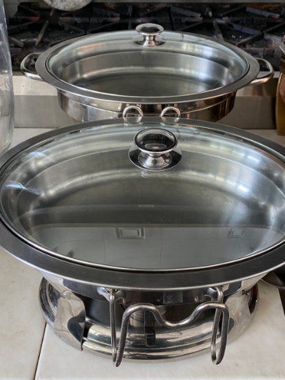 Glass Cover Chafing Dishes