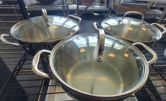 Cuisinart S/S Glass Lid Pots