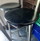 Wood And Metal Bar Stool