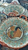 Ceramic Hand Painted Serving Trays