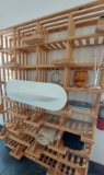(9) Tier Wood Shelving System