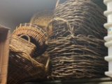 Large Lot of decorative Baskets in a variety of Sizes
