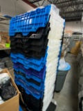 Folding Lid Plastic Storage Containers