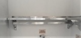 48 inch Stainless Steel wall mount overshelf with pot rack