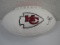 Tyreek Hill of the KC Chiefs signed autographed logo football PAAS COA 056