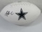 Troy Aikman of the Dallas Cowboys signed autographed logo football ERA COA 763