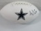 Dak Prescott of the Dallas Cowboys signed autographed logo football PAAS COA 411