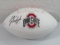 Justin Fields of the OSU Buckeyes signed autographed logo football PAAS COA 131