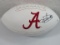 Derrick Henry of the Alabama signed autographed logo football PAAS COA 432