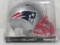 Tom Brady of the New England Patriots signed autographed mini helmet Mounted Memories COA