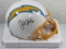 Justin Herbert of the LA Chargers signed autographed mini helmet PAAS COA 762