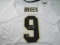 Drew Brees of the New Orleans Saints signed autographed football jersey PAAS COA 678