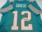 Bob Griese of the Miami Dolphins signed autographed football jersey PAAS COA 308