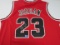Michael Jordan of the Chicago Bulls signed autographed basketball jersey ERA COA 869