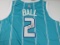 LaMelo Ball of the Charlotte Hornets signed autographed basketball jersey PAAS COA 742