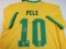 Pele signed autographed soccer jersey PAAS COA 586