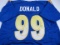 Aaron Donald of the LA Rams signed autographed football jersey PAAS COA 159
