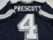 Dak Prescott of the Dallas Cowboys signed autographed football jersey PAAS COA 533