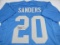 Barry Sanders of the Detroit Lions signed autographed football jersey PAAS COA 272