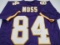 Randy Moss of the Minnesota Vikings signed autographed football jersey PAAS COA 342