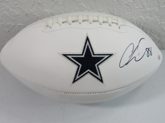 CeeDee Lamb of the Dallas Cowboys signed autographed logo football PAAS COA 401