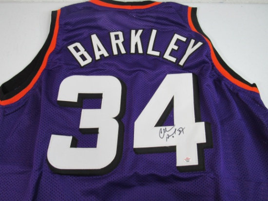 Charles Barkley of the Phoenix Suns signed autographed basketball jersey PAAS COA 592