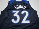 Karl Anthony Towns of the Minnesota Timberwolves signed autographed basketball jersey ERA COA 326