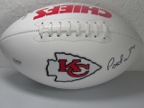 Patrick Mahomes of the KC Chiefs signed autographed logo football ERA COA 212
