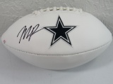 Micah Parsons of the Dallas Cowboys signed autographed logo football PAAS COA 406