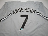 Tim Anderson of the Chicago White Sox signed autographed baseball jersey ERA COA 334