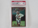 Terrell Owens 49ers 1996 Topps Finest Rookie #338 graded PAAS NM-MT 8.5