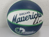 Luka Doncic of the Dallas Mavericks signed autographed mini basketball PAAS COA 493