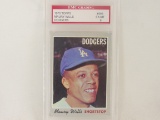 Maury Wills Dodgers 1970 Topps #595 graded EMC Ex-MT 6