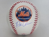 Pete Alonso of the NY Mets signed autographed logo baseball PAAS COA 028